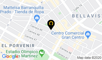 Mapa de Perfiles Ltda. en Barranquilla