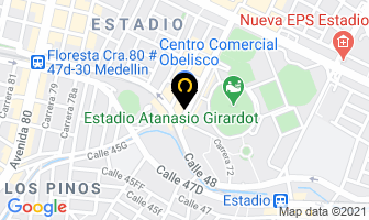 Mapa de Perforex S.a. en Medellín