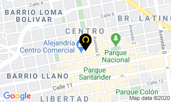 Mapa de Perfumería Alejandro's en Cúcuta