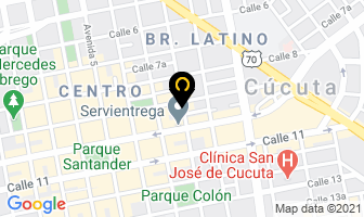 Mapa de Perfumería Montana en Cúcuta