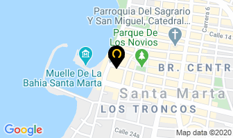 Mapa de Perla De America en Santa Marta
