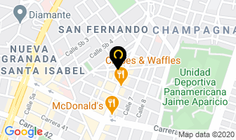 Mapa de Perlaza Sánchez Hernán en Cali
