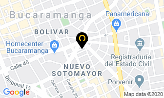 Mapa de Permutaxis en Bucaramanga