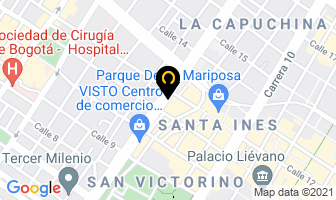 Mapa de Perplasticos en Bogotá D.C