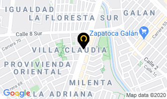 Mapa de Persianas José Tinjacá en Bogotá D.C