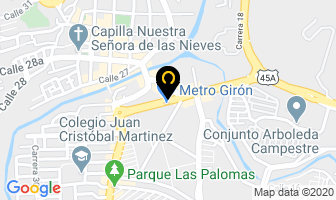 Mapa de Persianas Y Cortinas en Girón