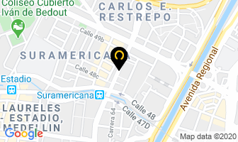 Mapa de Personal Soft en Medellín