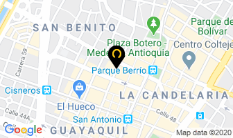Mapa de Pesca Sin Limite en Medellín
