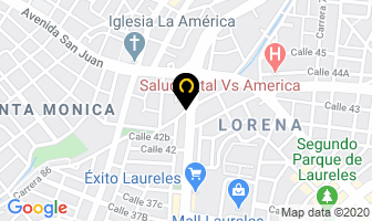 Mapa de Pesca Y Carnes en Medellín