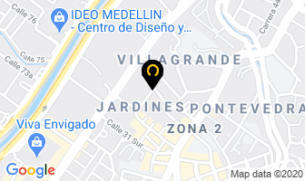 Mapa de Pesebrera Nutibara en Medellín