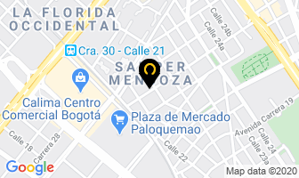 Mapa de Pesquera Alzate en Bogotá D.C
