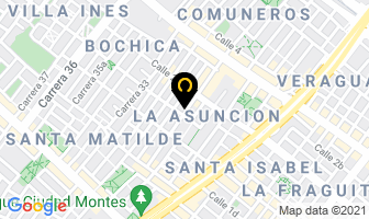 Mapa de Pesquera Brasil en Bogotá D.C