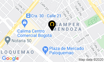 Mapa de Pesquera Grimar en Bogotá D.C