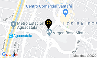 Mapa de Pet Room en Medellín