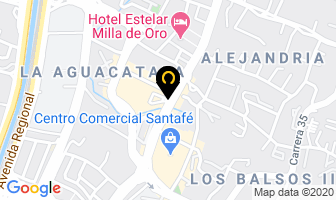 Mapa de Pet Spa en Medellín