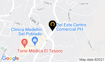 Mapa de Petland Ltda. en Medellín