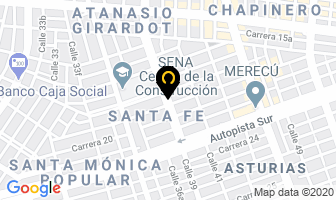 Mapa de Petro Lucoil Ltda. en Cali