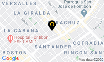 Mapa de Petrocarburantes Ltda. en Bogotá D.C