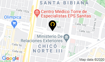 Mapa de Petromex en Bogotá D.C