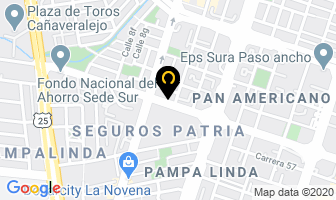 Mapa de Pets Home Centro Veterinario en Cali