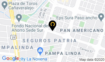 Mapa de Pet´s Life en Cali
