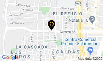 Mapa de Pets Medical Center en Cali