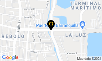 Mapa de P.g. Pedro Garcés Construcciones Ltda. en Barranquilla