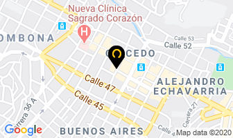 Mapa de Pianos Javier Arias en Medellín