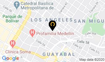 Mapa de Piedras Oengus en Medellín