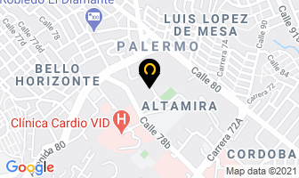 Mapa de Piercing And Bikes en Medellín