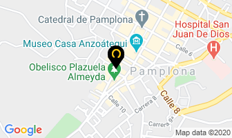 Mapa de Pieros Pizza en Pamplona