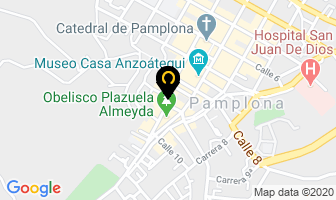 Mapa de Piero's Pizza Y Caffe Romani en Pamplona