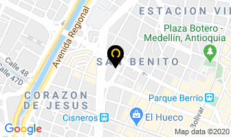 Mapa de Pijamas Rlzzz en Medellín