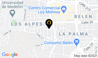 Mapa de Pili® Sandwich en Medellín
