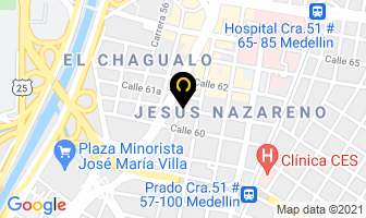 Mapa de Piñatas Luna en Medellín