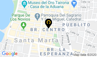 Mapa de Piñatas Y Disfraces en Santa Marta