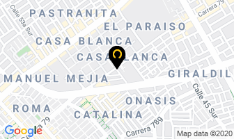 Mapa de Piñateria Expressate en Bogotá D.C