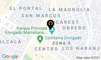 Mapa de Piñatería Guzmán en Medellín