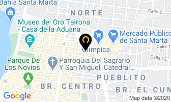 Mapa de Piñateria Isabella en Santa Marta