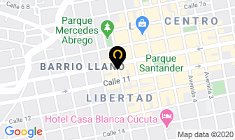 Mapa de Piñatería Johanna en Cúcuta