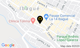 Mapa de Piñateria Olga en Ibagué