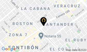 Mapa de Pineda Mónica en Bogotá D.C