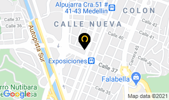 Mapa de Pinocho en Medellín