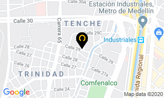 Mapa de Pintametales en Medellín