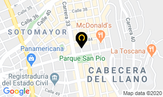 Mapa de Pinto Gomez Olga Leonor en Bucaramanga