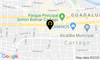 Mapa de Pintu Mezclas en Cartago