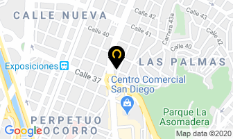 Mapa de Pintu Placas en Medellín