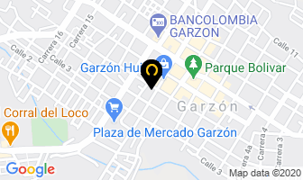 Mapa de Pintueléctricos Garzón en Garzón