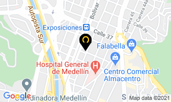 Mapa de Pinturas A&d en Medellín