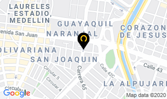 Mapa de Pinturas Hempel en Medellín